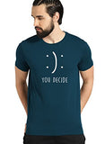 Adro You Decide Mens Printed T-Shirts (S, Steel Blue)