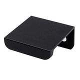24-Pack cabinets Drawers Edge Pulls - 1-14 Overall Length, Black, concealed Tab Pulls for Kitchen garage cabinet Drawers, PW5018