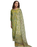 Gosriki Women'S Rayon Viscose Printed Straight Kurta With Pant & Dupatta (Ribas Green-Vks04-Gs_S_Green_Small),Green,,B0F2FNJW37