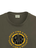 Adro Men'S Solid Regular Fit T-Shirt (Rn24-Bul-Ol_Olive