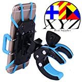 XYZ Supplies Cell Phone Mount/Holder for Boat, Motorcycle/Bike Handlebars, Microphone, Music, or Drum Stand, iPhone, Samsung, Sm
