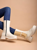 Shoetopia Smart Casual Cream Long Boots For Women & Girls /Eu38,Cream,5,B0DRJGS64T