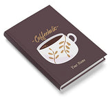 Brown Cloud Personalized Pasted Board Notebook/Diary/Journal With Customized Message/Quote/Name/Photograph For Personal/Corporat