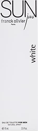 Frank Olivier Sun Java Eau de Toilette Spray for Men, White, 25 Ounce