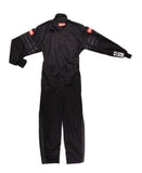 RaceQuip Unisex-Child Kids Single Layer Suit (Black, Medium)