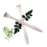 Natural Neem Wood Tongue Cleaner Antibacterial And Antifungal,Pack Of 2
