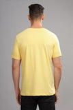 Adro Men'S Solid Regular Fit T-Shirt (Rn24-Gok-Ly_Light Yellow