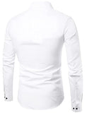 Bellstone Men'S Cotton Blend Solid Regular Dress Shirt (Kurta1500_Combo_Sky & Navy_Xl