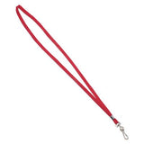 Deluxe Lanyards JHook Style 36 Long Red 24/Box