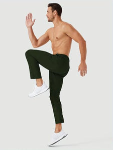Toplot Track Pants For Men || Activewear Pants || Mens Joggers || Zipper Pocket || Casual Trousers || Stretchable (Sports | Gym | Yoga) (Track-Pant-5217-Olive-30),Olive,30,B0DRCXRGD8