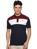Adro Men'S Premium Cotton Polo T-Shirt (Pn23-S4-Mrwhnb-Mr_Maroon_L)