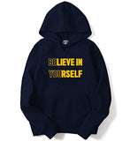 Adro Believe In Yourself Design Printed Hoodies/Sweatshirts For Men & Women (H20-M-You-Nb_Navy_2Xl)