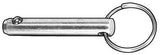 Ring Pin, Detent, 1/2x3 in, PK5