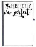 Udnag Ruled Notebook Diary Perfect | Perfectly IM Perfect, [A5 80Pages 80Gsm]