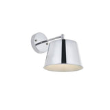 Elegant Lighting Living District Nota 1 Light Chrome Wall Sconce