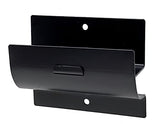 TetraTeknica GMH01 4in Steel Wall Mount Ladder and Wheelbarrow Hanger, Matte Black