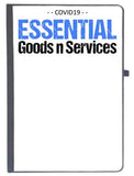 Udnag Ruled Notebook Diary Covid | Essential Goods And Services, [A5 80Pages 80Gsm]