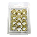Interstate Pneumatics F062612 0.551 inch Inner diamater x 0.492 Brass Hose Ferrules for 1/4 inch Hose working pressure 500 psi