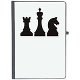 Udnag Ruled Notebook Diary Chess | Chess Pieces 4, [A5 80Pages 80Gsm]