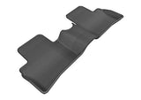 3D Maxpider Second Row Custom Fit All-Weather Floor Mat For Select Nissan Juke Models - Kagu Rubber (Black)