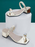 Shoetopia Girls Heel-304 Golden Heeled Sandal - 3 Uk (Girls-Heel-304-Golden),Golden,5,B0CQK587XZ