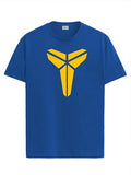Adro Mens Printed T Shirt - Premium Cotton Graphic Printed Tshirt - Royal Blue T-Shirt - Rn24-Tob-Rb-L