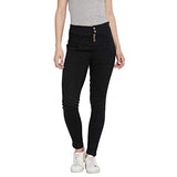 Nifty Women'S Denim Stretchable High Waist Jeans (1236, Black, 30)
