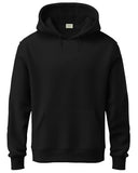 Adro Men'S Cotton Neck Hooded Sweatshirt (H24-Pln-Bl_Black,BlackApparel,XL