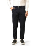 Toplot Mens Regular Casual Pants (Belt-Trouser-5173-Navy-40),Navy,40,B0CXM7Q22H