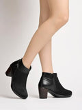 Shoetopia Women'S Flat Boots,Black,7,B0CMXS7VL6