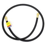 Yellow Jacket 15672 Plus II 3/8 Heavy Duty Charging Hose, 3/8 Straight x 3/8 Straight Fittings, 72