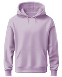 Adro Men'S Cotton Neck Hooded Sweatshirt (H24-Pln-Pu_Lavendar,LavendarApparel,S