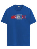 Adro Men'S Graphic Printed 100% Cotton T-Shirt - Regular Fit, Printed T-Shirts For Men (Rn24-Spt-Rb_Royal Blue_M)