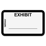 Tabbies 58092 Legal Exhibit Labels,Exhibit,1-5/8-Inch x1-Inch, 252/PK,White