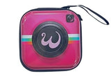 Namaha For Life Metal Storage Case, Small Travel Organiser Pouch For Earphones, Coins, Memory Cards (Pink W)