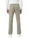 Fyltr Men'S Straight Fit Stretch Cotton Khaki Trousers - Soft Handfeel,Dried Sage,Dried Sage,28