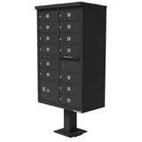 Qualarc, Inc. 1570 13 Door Cluster Box Unit (CBU) in Bronze Color for Tall pedestal Stucco Columns CBU-13-BZ