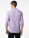 Fyltr Men'S Solid Regular Fit Shirt (Fylss23Ms-015_Regal Lavender,Regal Lavender,Regal Lavender,Xl