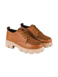 Shoetopia Women'S Block Heel Casual Shoes Tan,Tan,7,B0CSNQBL46