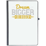 Udnag Ruled Notebook Diary Motivational | Dream Bigger. Do Bigger, [A5 80Pages 80Gsm]