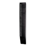 Lathem Time Expandable Time Card Rack, 25Pocket, Holds 7 Cards, Plastic, Black