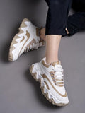 Shoetopia Casual Sports Shoe Sneakers Casuals For Women & Girls /Eu41 Tan,Tan,8,B0DRJGW96T