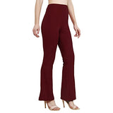 Leriya Fashion Women'S Regular Trousers (Lf-Tr-705-S) Maroon