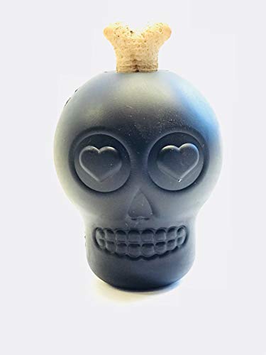 Sodapup Muttskickbutt Skull - Durable Dog Treat Dispenser & Chew Toy Made In Usa From Non-Toxic, Pet Safe, Food Safe Natural Rub