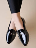 Shoetopia Pointed Toe Flat Black Belly For Women & Girls /Eu38,Black,5,B0F9FLJXNQ