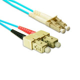 Enet 7M Sc/Lc Duplex Multimode 50/125 10Gb Om3 Or Better Aqua Fiber Patch Cable
