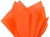 Zarwani NonWoven Wrapping Paper Sheets, Soft Flexible Material, Multipurpose Gift & Bouquet Wrap, Neat Presentation, Orange, 20