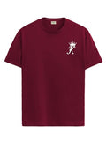 Adro Men'S Solid Regular Fit T-Shirt (Rn24-Stick-Kk-Mr_Maroon,MaroonApparel,M