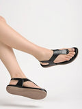 Shoetopia Girls Snd-1182 Black Flat Sandal - 7 Uk (Girls-Snd-1182-Black),Black,7,B0CQK616LF