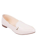 Shoetopia Women'S Block Heel Ballet Flats Cream-Eu36 /Uk3,Cream,3,B0BSC8Q2KK